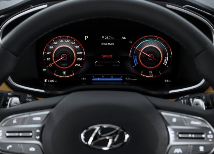 2021 Hyundai Santa Fe 1.6 Hibrit 230 HP Boot Space